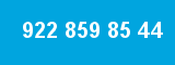 922 859 85 44 922 859 85 44